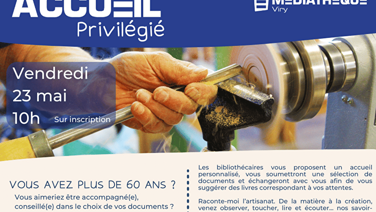 Médiathèque de Viry : Accueil privilégié