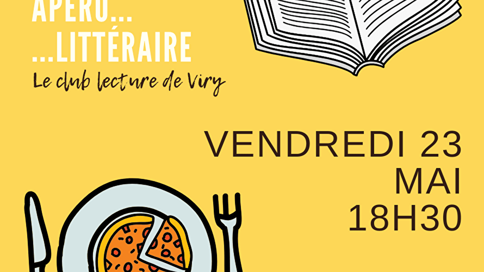 Médiathèque de Viry : Club de lecture -Apéro littéraire
