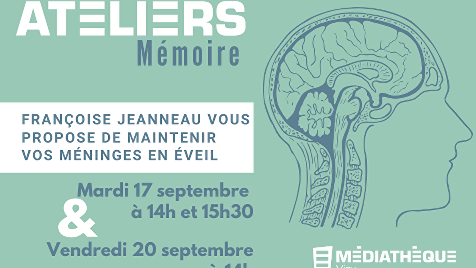 Médiathèque Haut-Jura Saint-Claude : VIRY - Ateliers mémoire