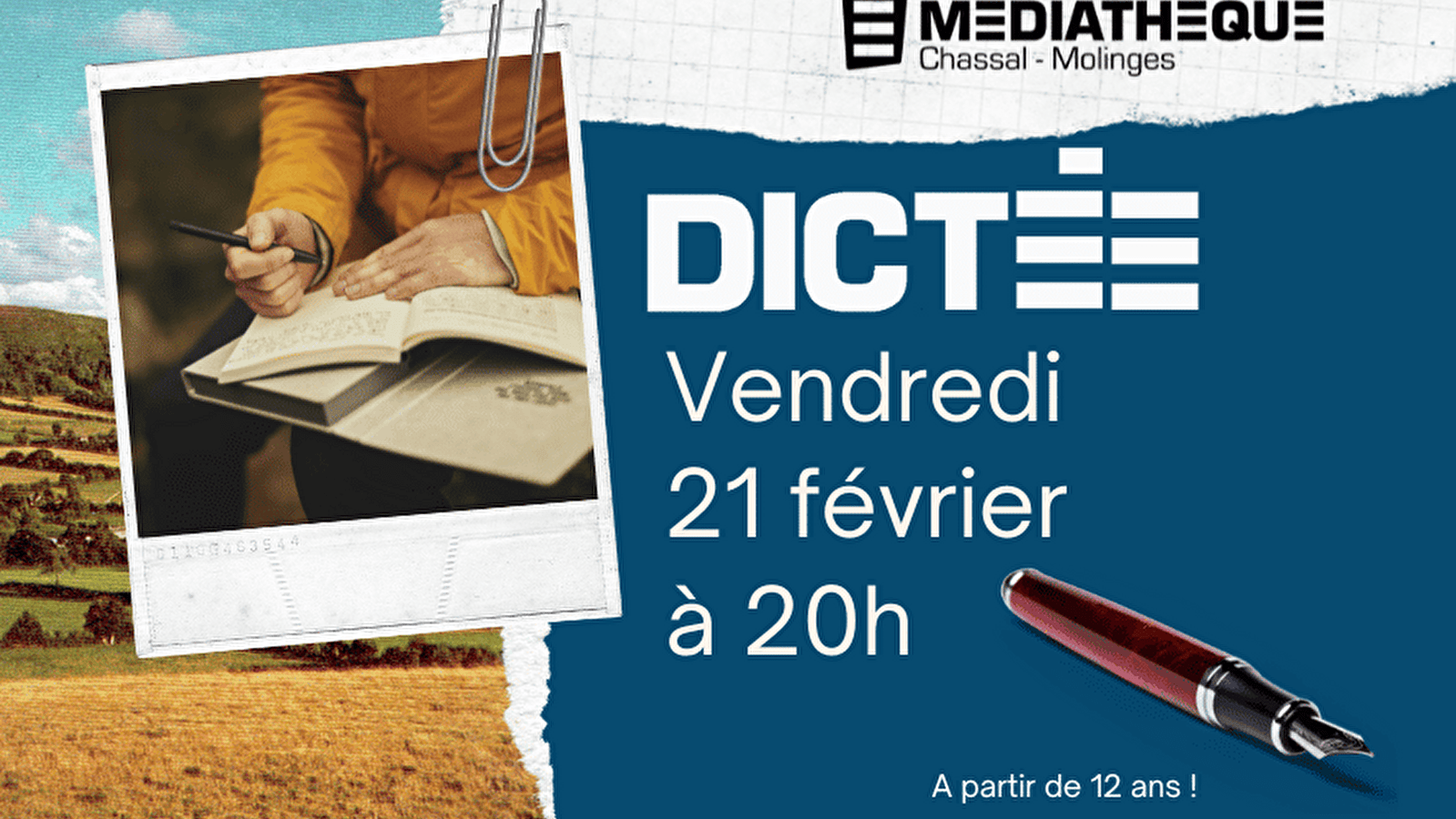 Médiathèque de Chassal-Molinges : Dictée