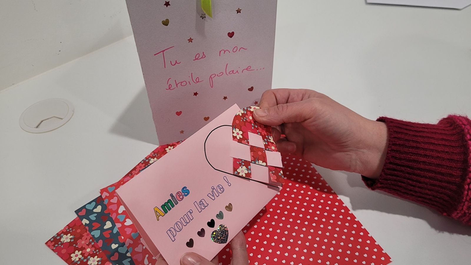 Carte passionnée pour la Saint-Valentin