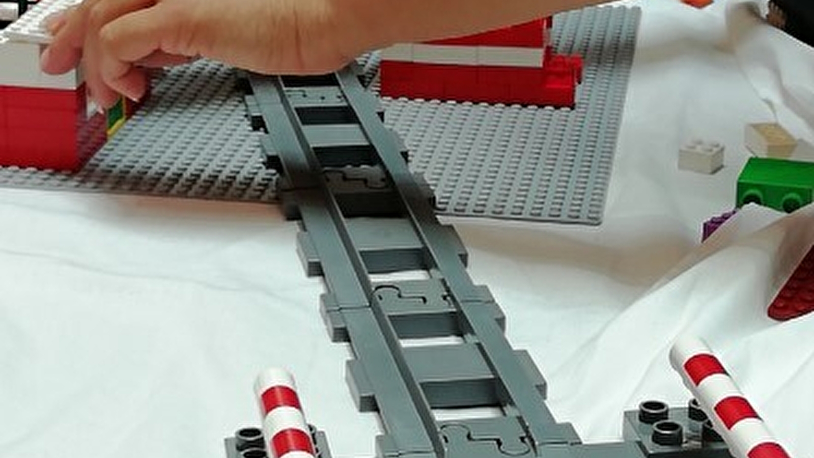 Le village du père noël en LEGO