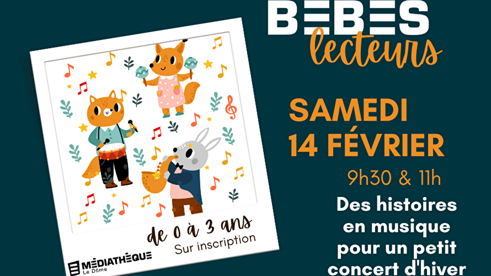 Médiathèque Le Dôme : Bébés lecteurs
