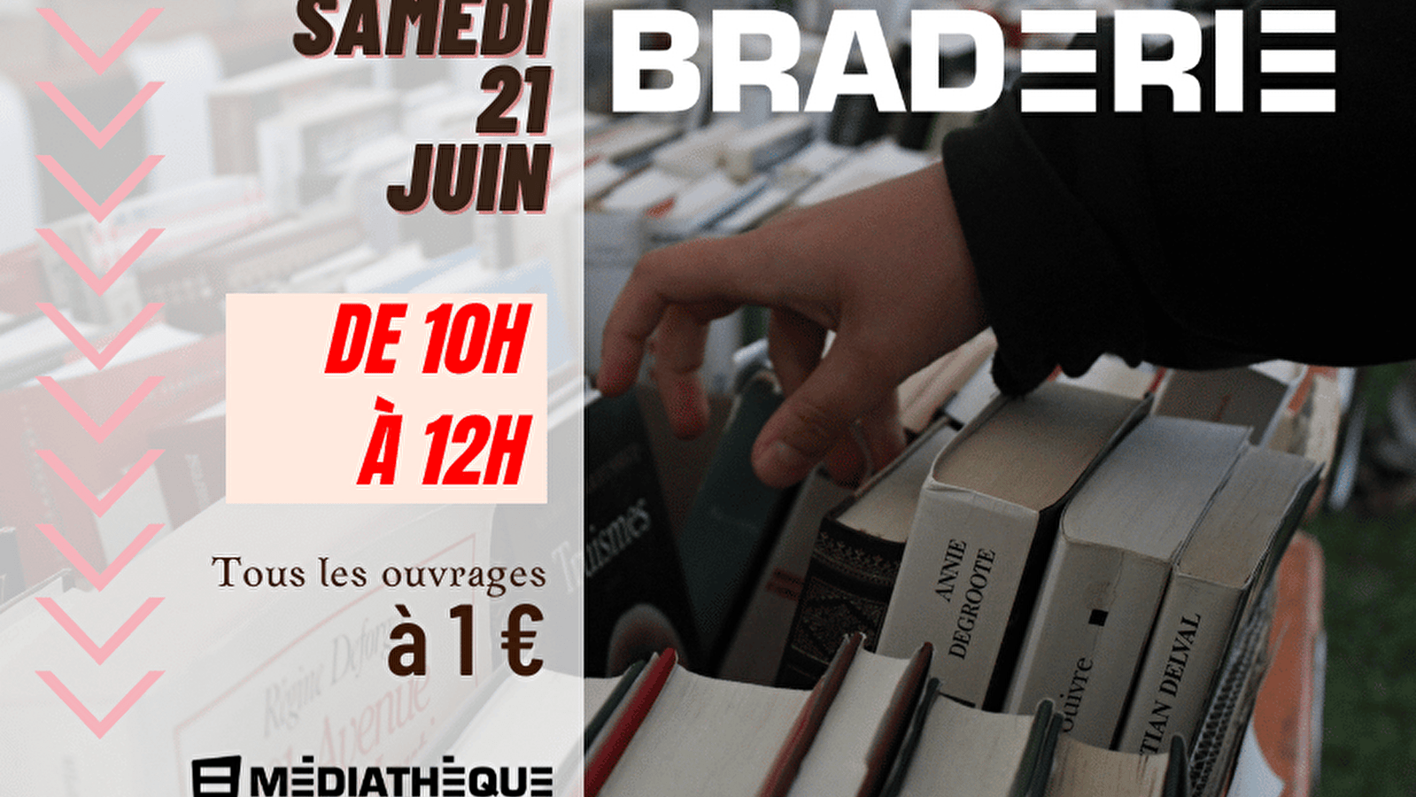 Médiathèque de Chassal-Molinges : Braderie de livres
