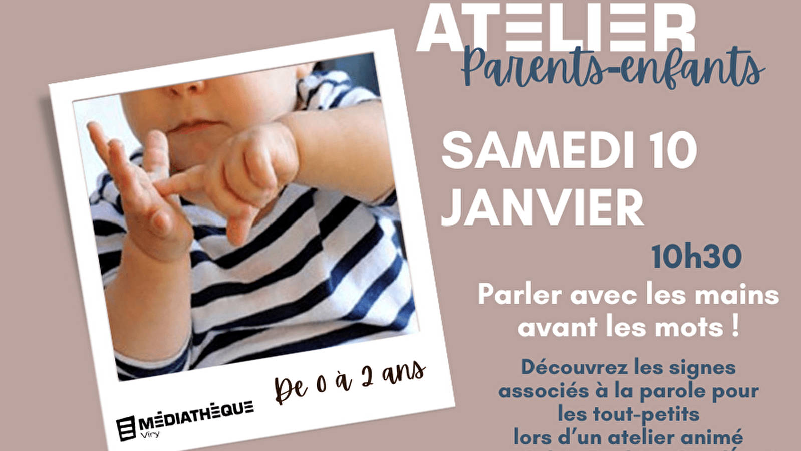Médiathèque de Viry : Atelier parents-bébés