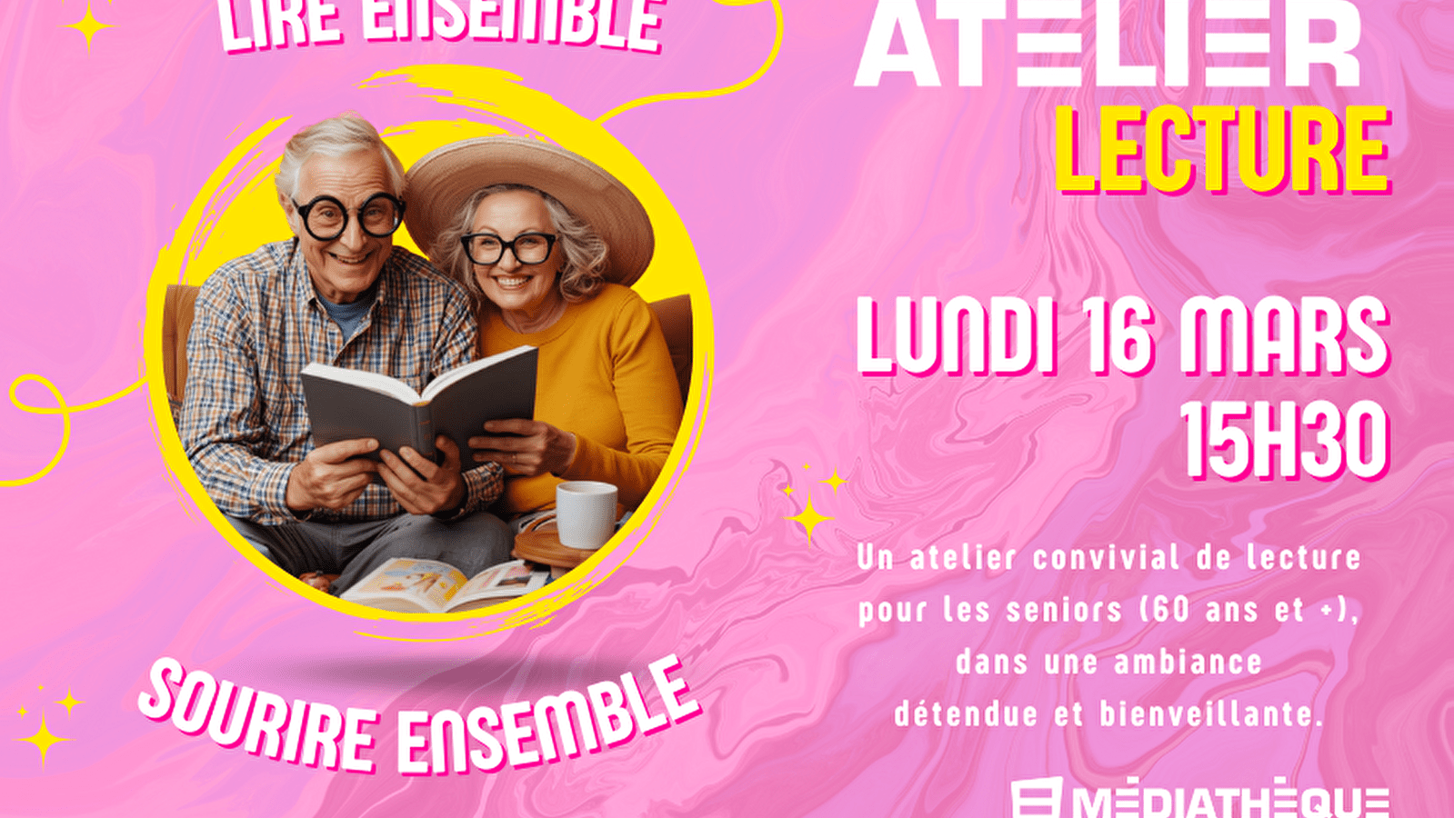 Médiathèque de Viry : Atelier lecture