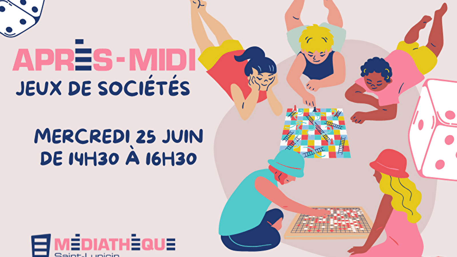 Médiathèque de Saint-Lupicin : Après-midi jeux de société