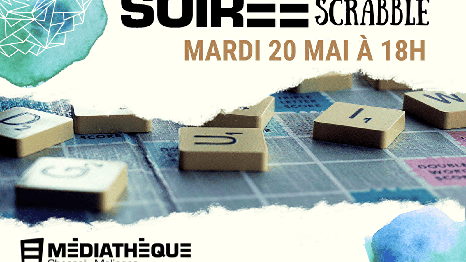 Médiathèque de Chassal-Molinges : Soirée Scrabble