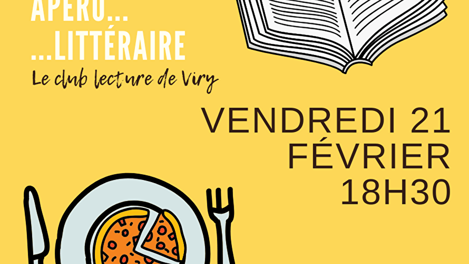 Médiathèque de Viry : Club de lecture - Apéro littéraire