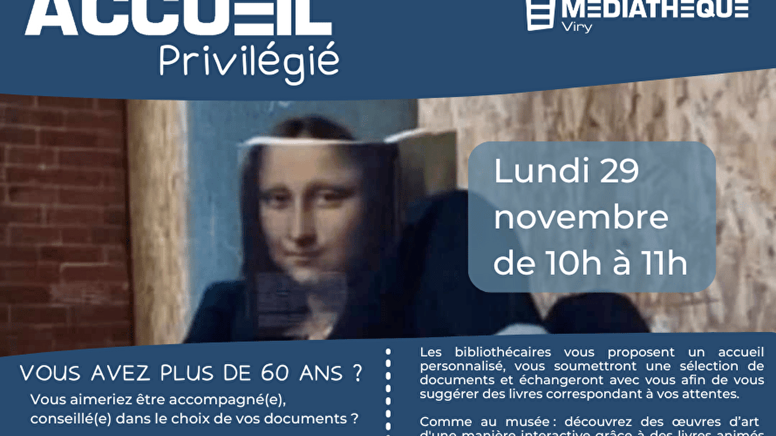Médiathèque de Viry : Accueil privilégié
