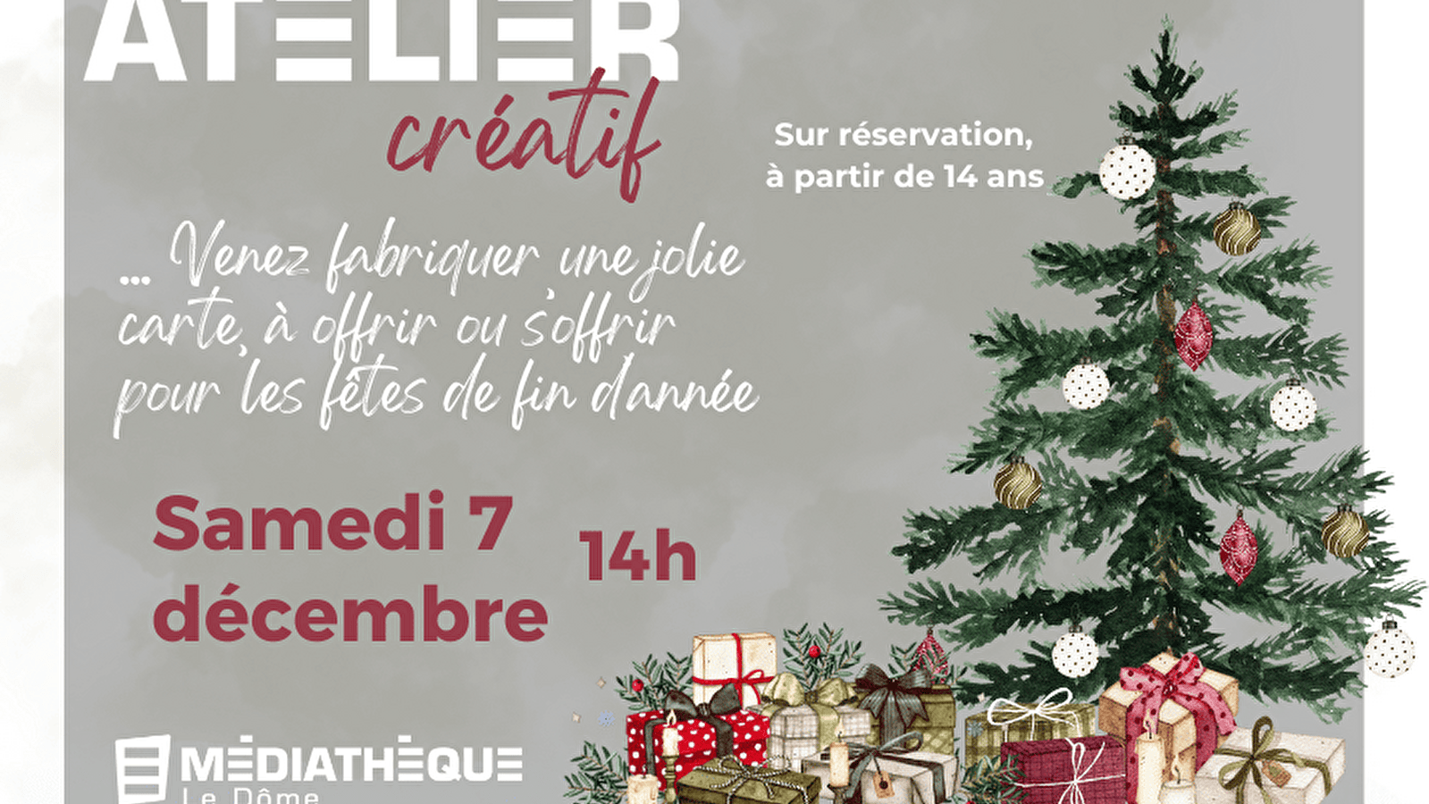 Médiathèque Le Dôme : Atelier créatif