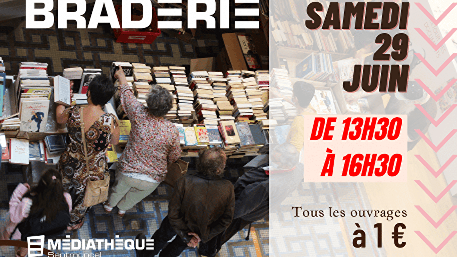 Médiathèque de Septmoncel : Braderie