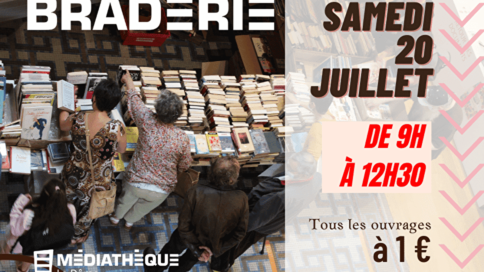 Médiathèque de Saint-Claude : Braderie