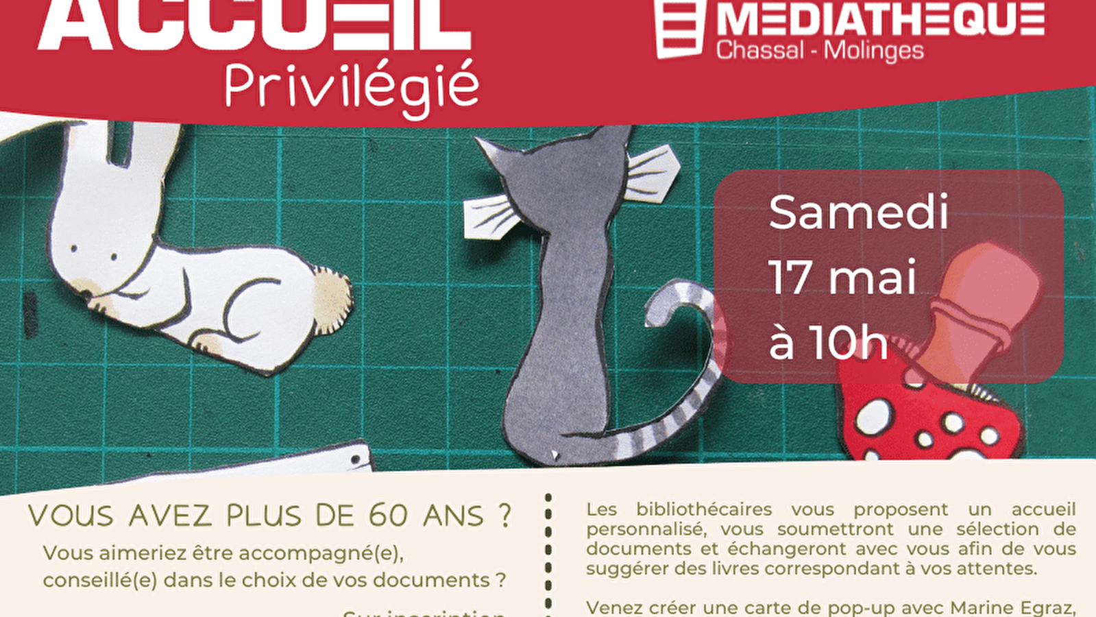Médiathèque de Chassal-Molinges : Accueil privilégié