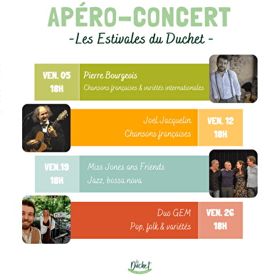 Apéro-concert au Duchet