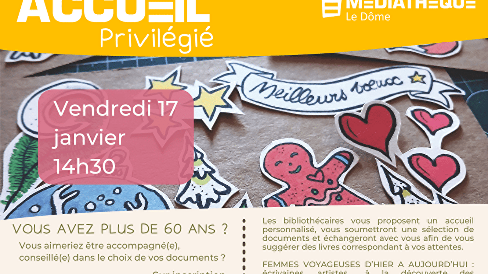 Médiathèque Le Dôme : Accueil privilégié