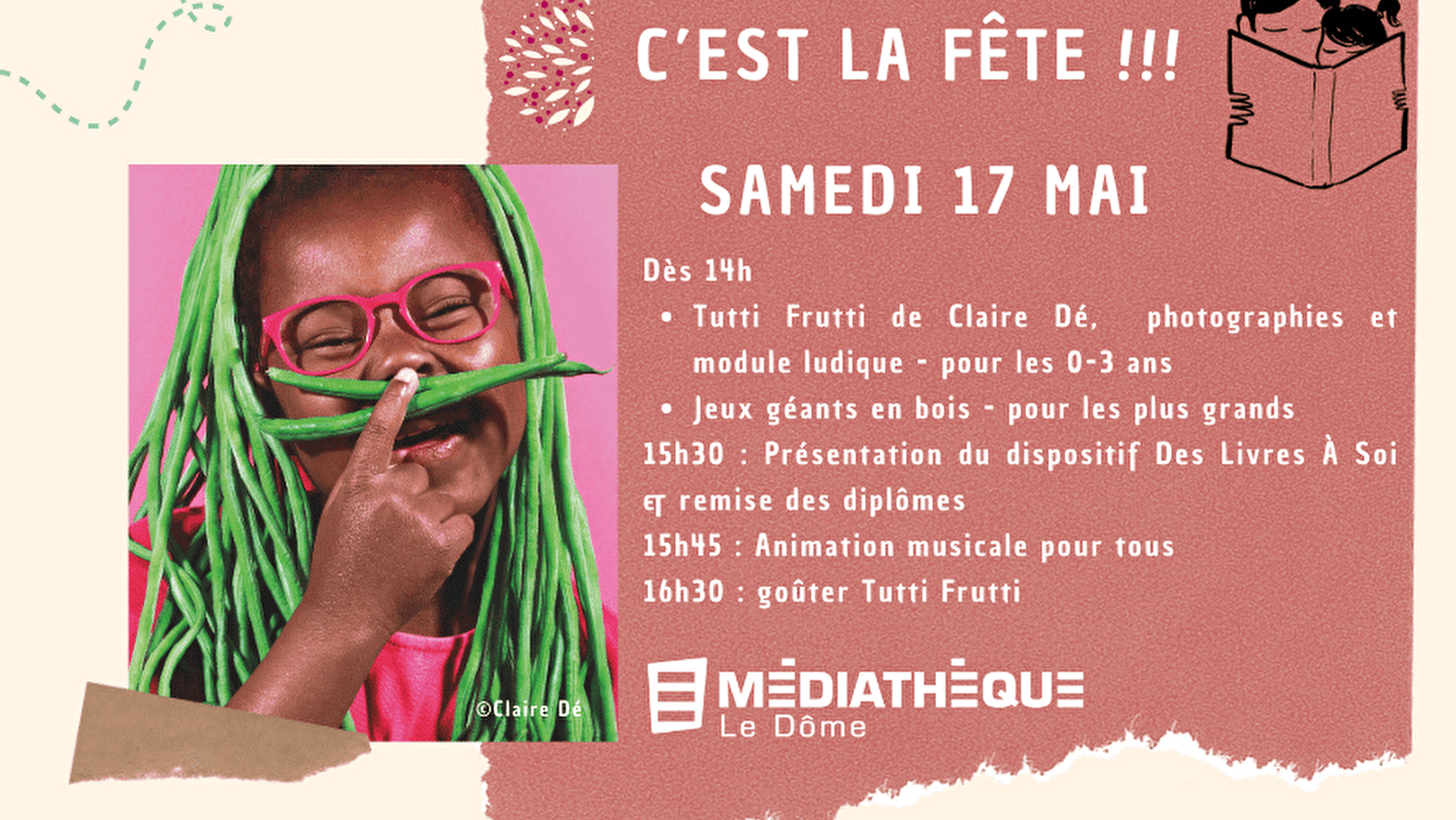 Médiathèque Le Dôme : Fête des Livres à soi