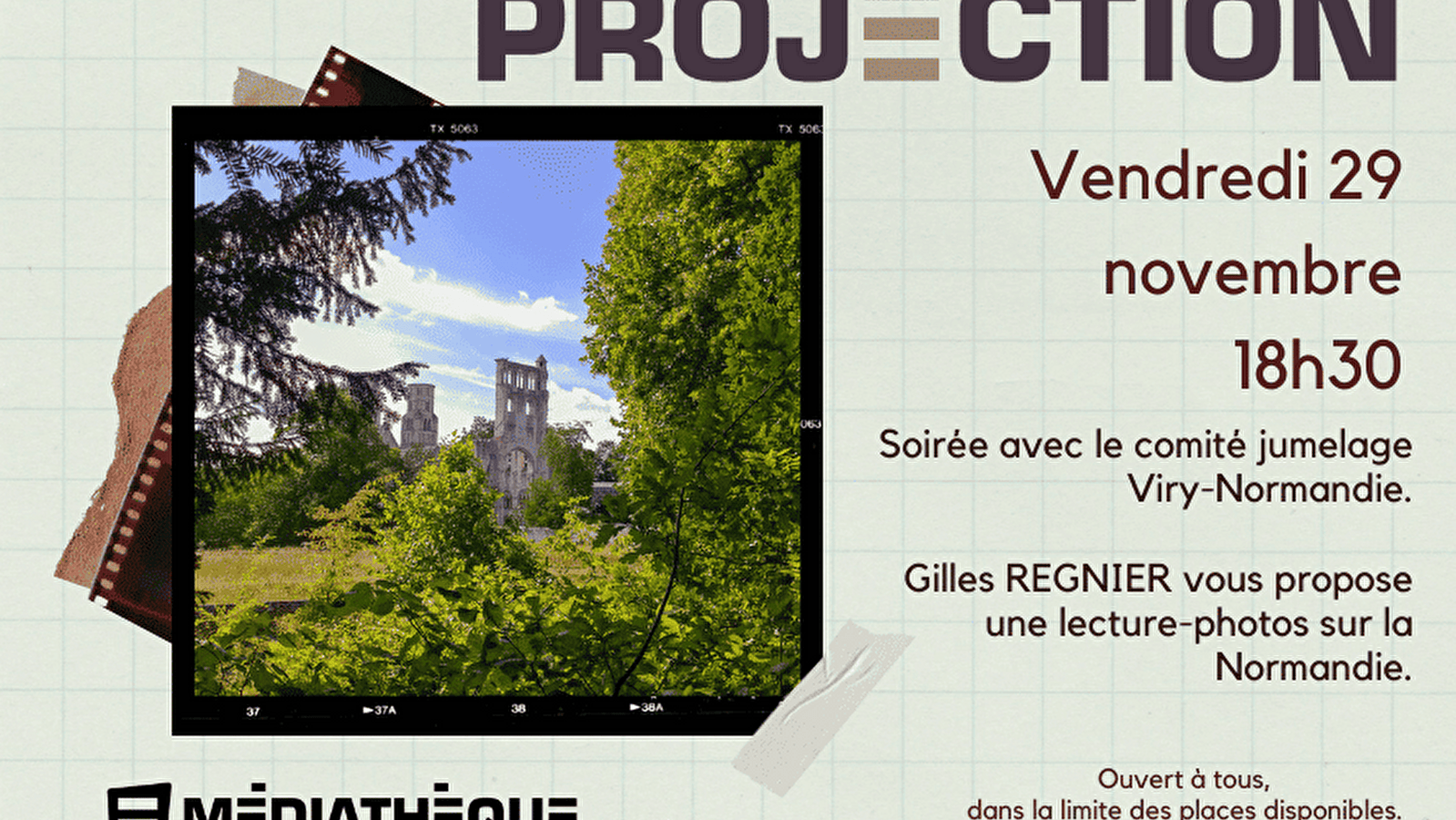Médiathèque de Viry : Projection Photos