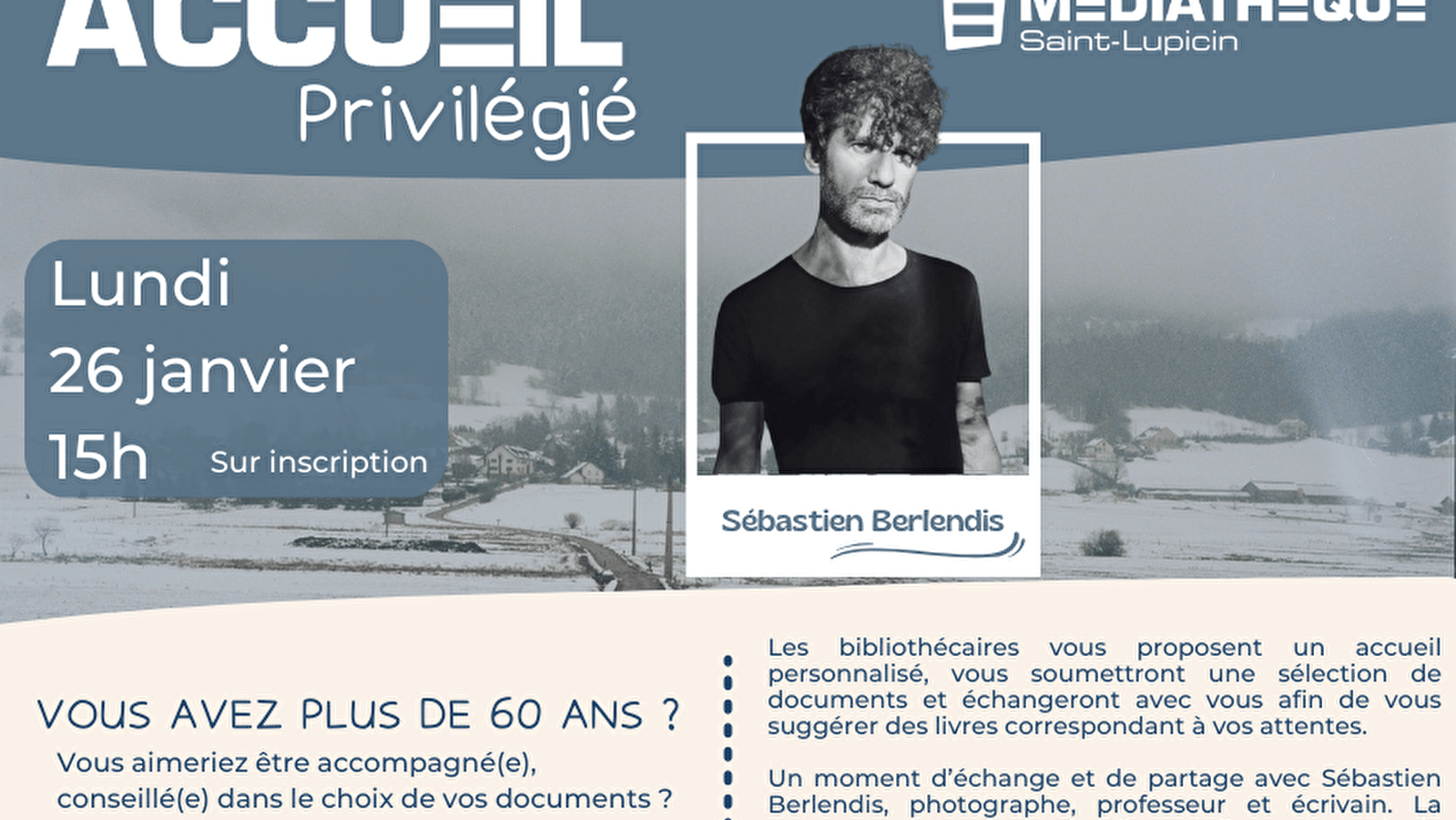 Médiathèque de Saint-Lupicin : Accueil privilégié