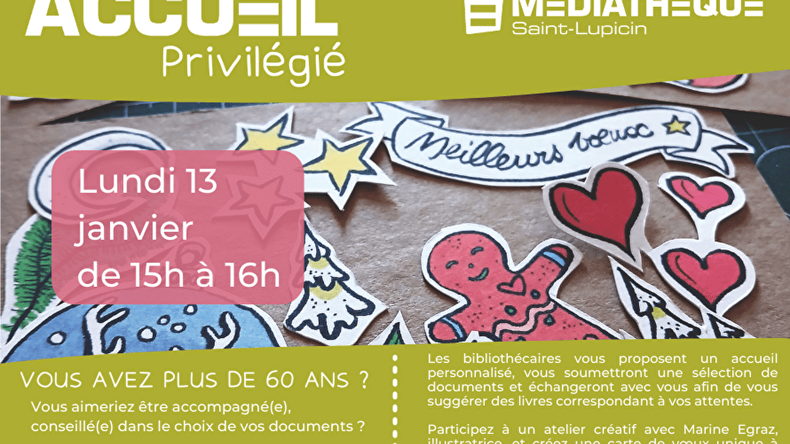Médiathèque de Saint-Lupicin : Accueil privilégié
