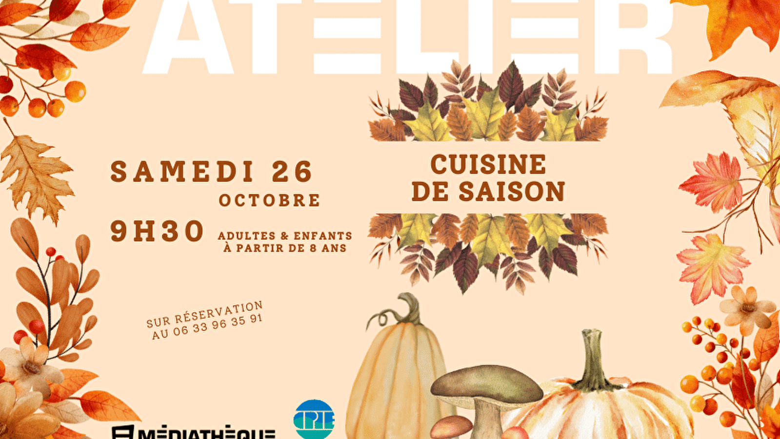 Médiathèque de Septmoncel : Atelier 'Cuisine de saison'