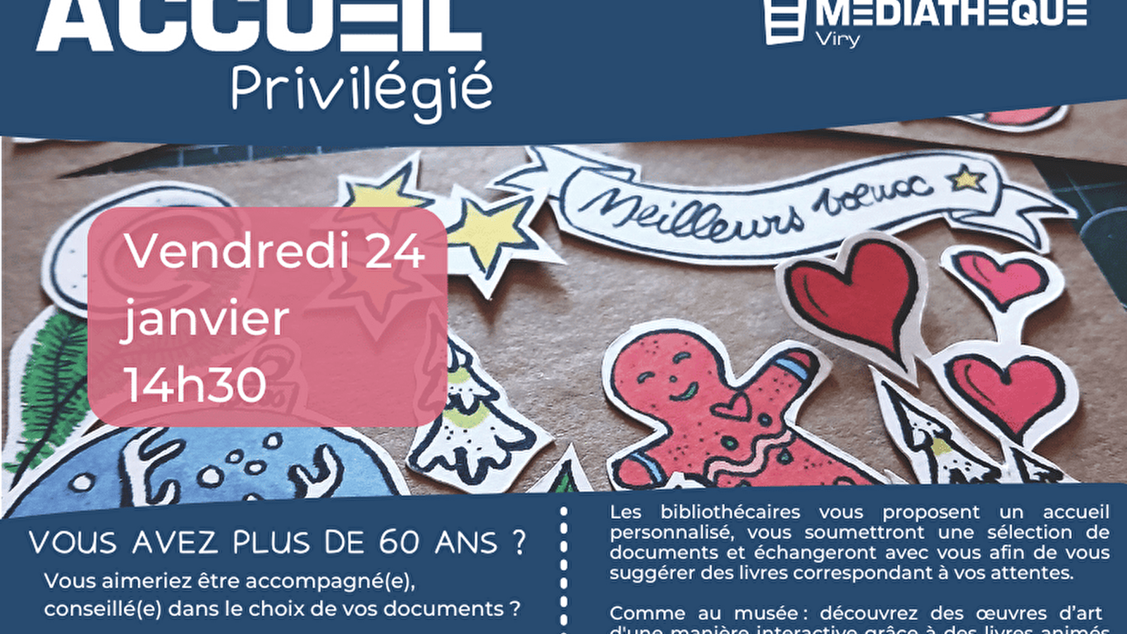 Médiathèque de Viry : Accueil privilégié