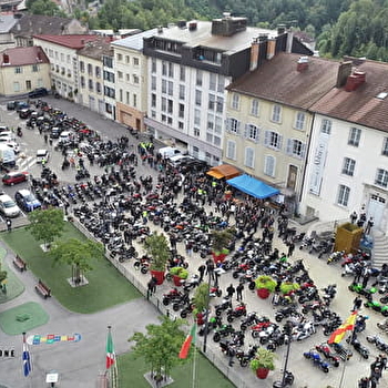 Rassemblement des motards - 1001 virages - SAINT-CLAUDE