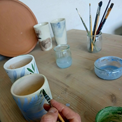 Atelier des savoir-faire : Capsules Créatives - Peinture sur céramique