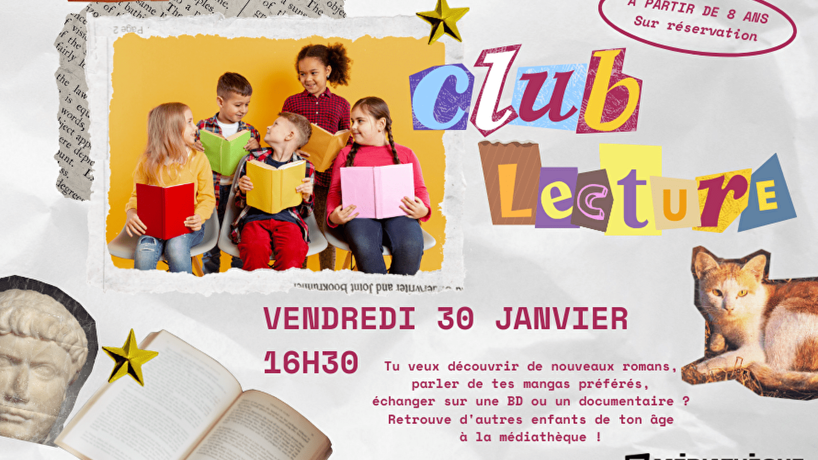 Médiathèque de Viry : Club lecture