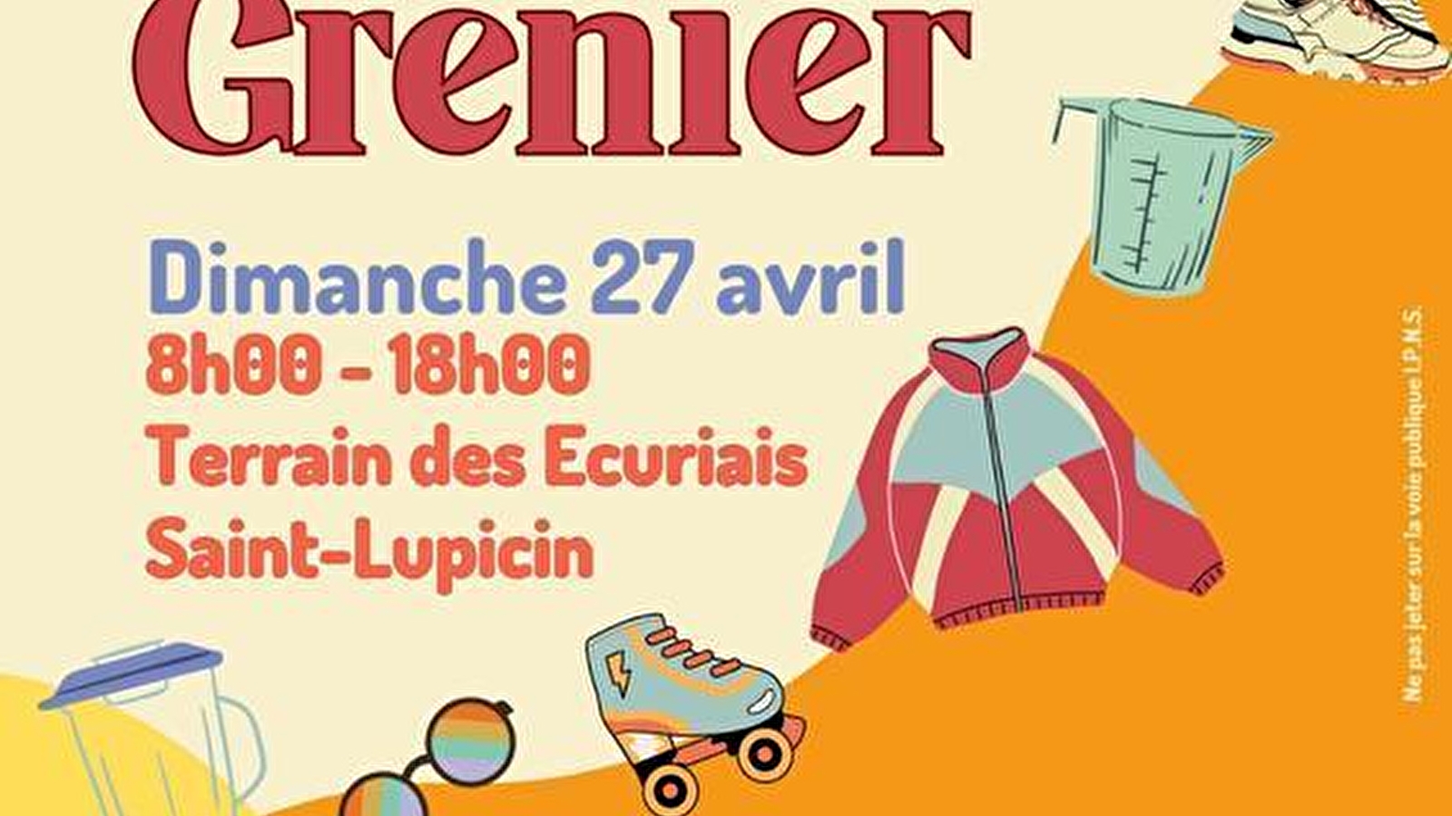 Vide grenier Saint-Lupicin