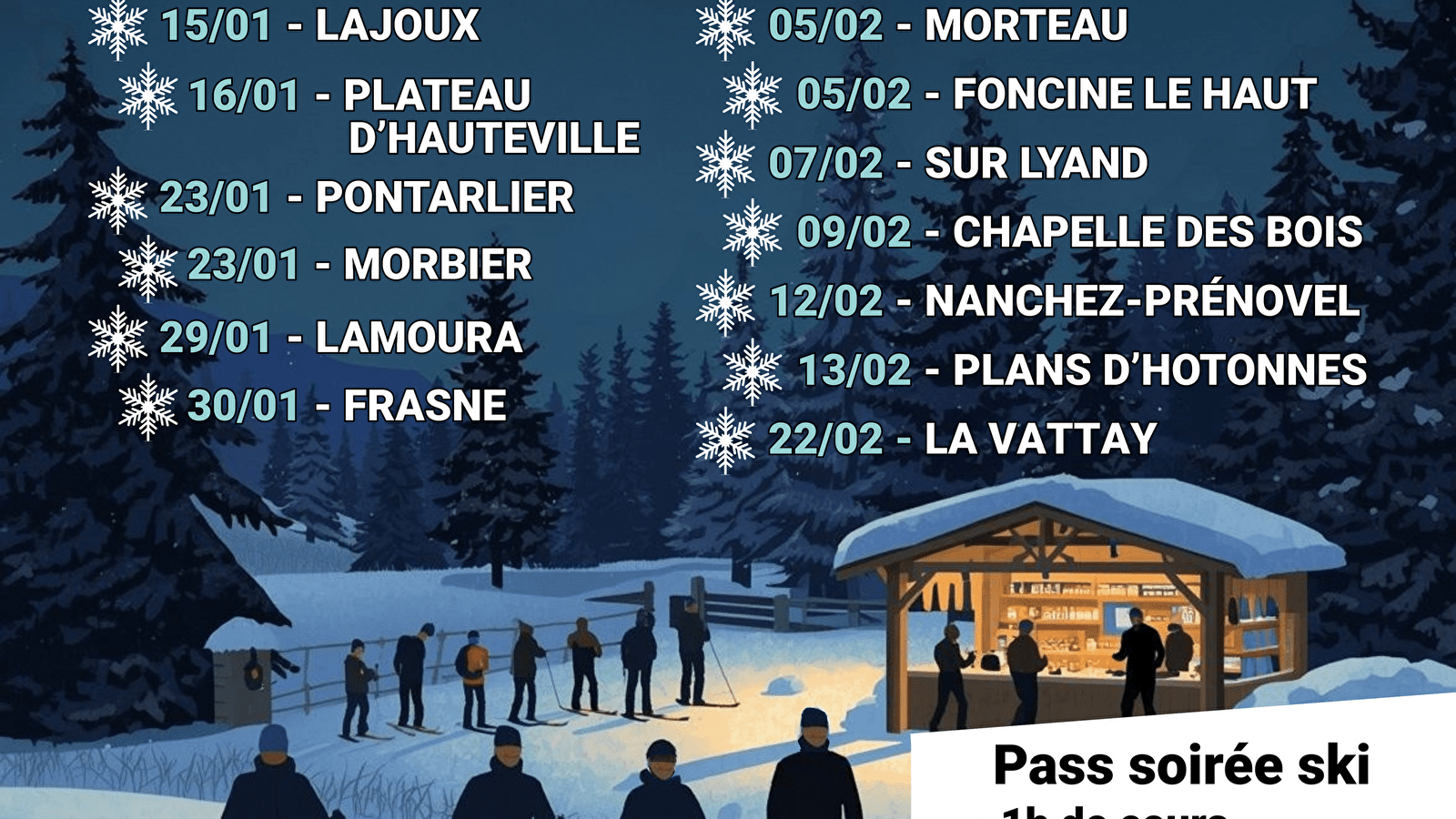 Espace Nordic Jurassien - Soirées Jura Nordic Nights