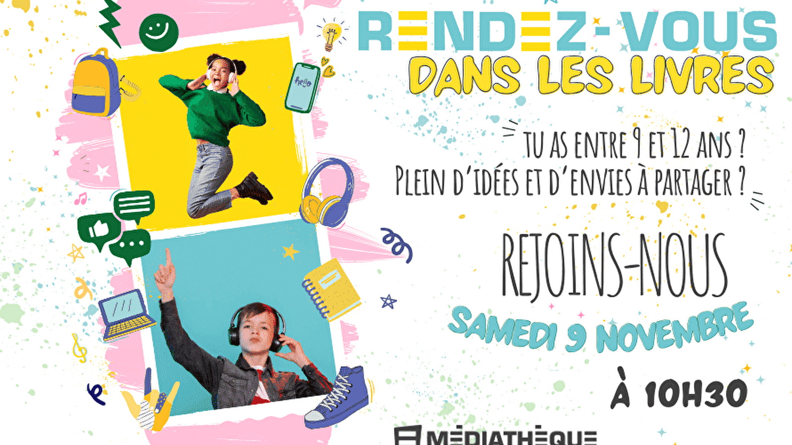 Médiathèque Le Dôme : Rendez-vous dans les livres