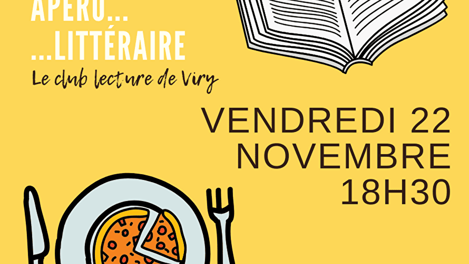 Médiathèque de Viry : Club de lecture - Apéro littéraire