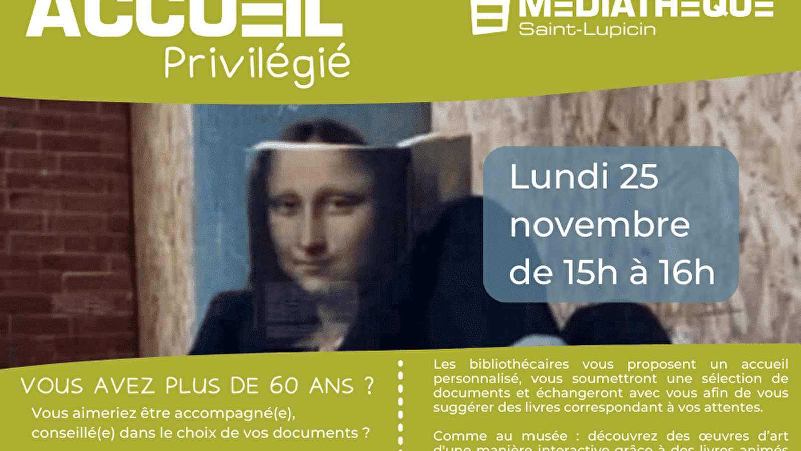 Médiathèque de Saint-Lupicin : Accueil privilégié