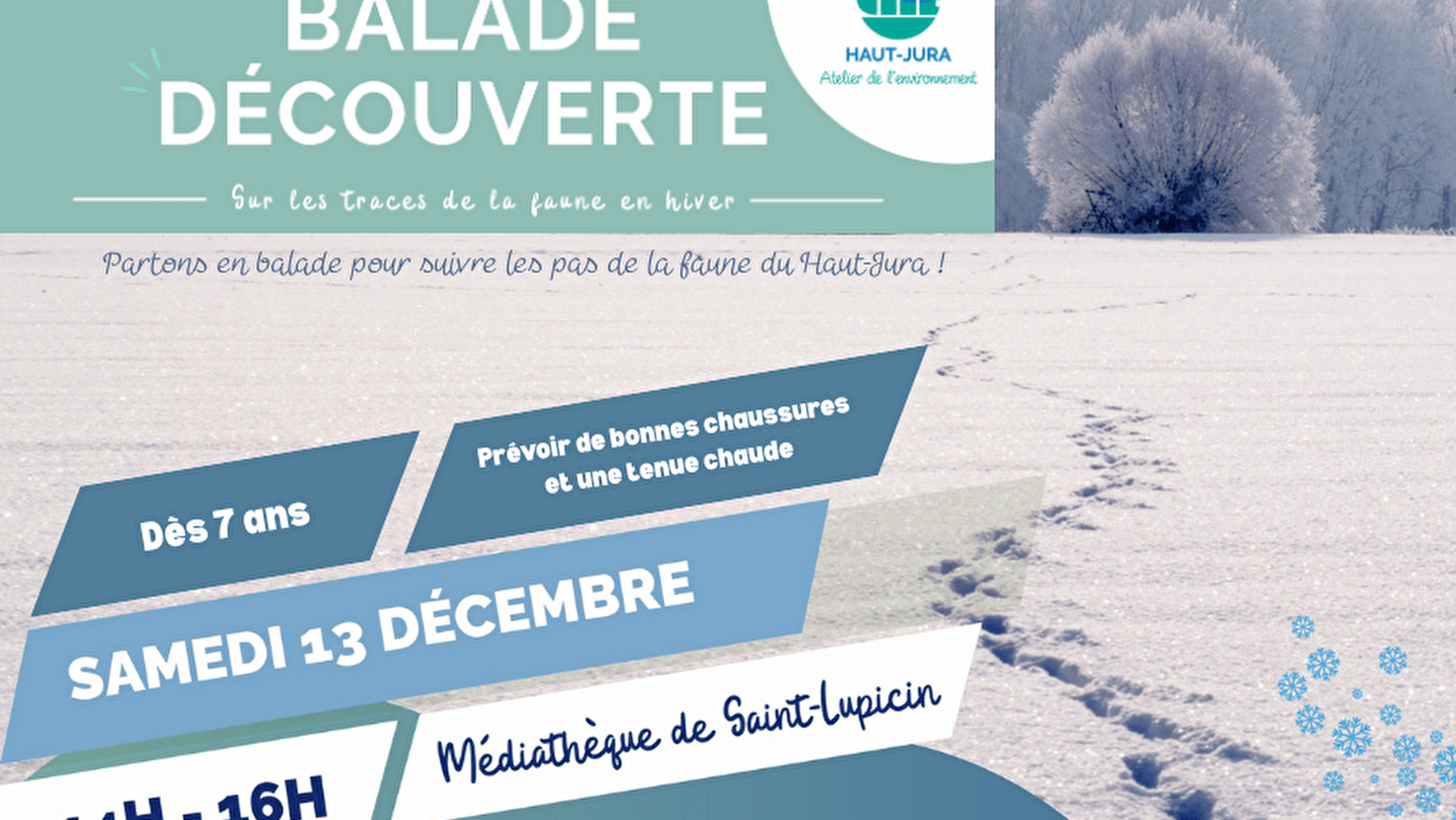 Médiathèque de Saint-Lupicin : Balade découverte avec le CPIE