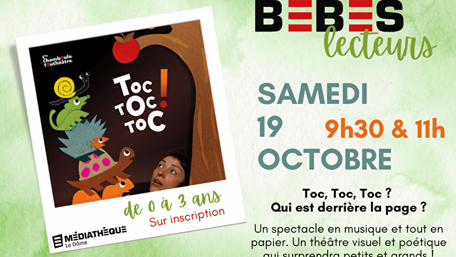 Médiathèque Le Dôme : Bébés lecteurs