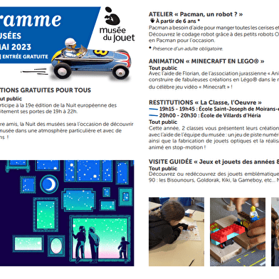 Visite guidée « Jeux et jouets des années 80-90 »