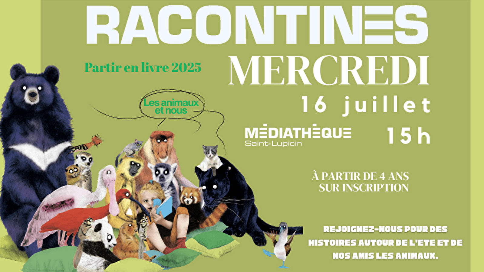 Médiathèque de Saint-Lupicin : Racontines