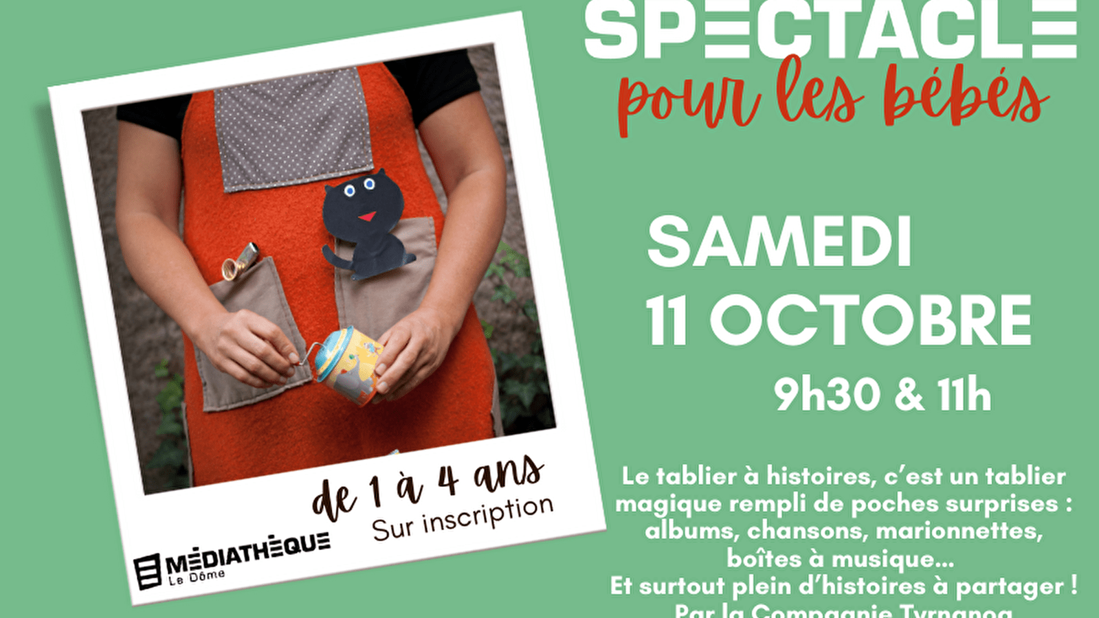 Médiathèque Le Dôme : Spectacle pour les petits