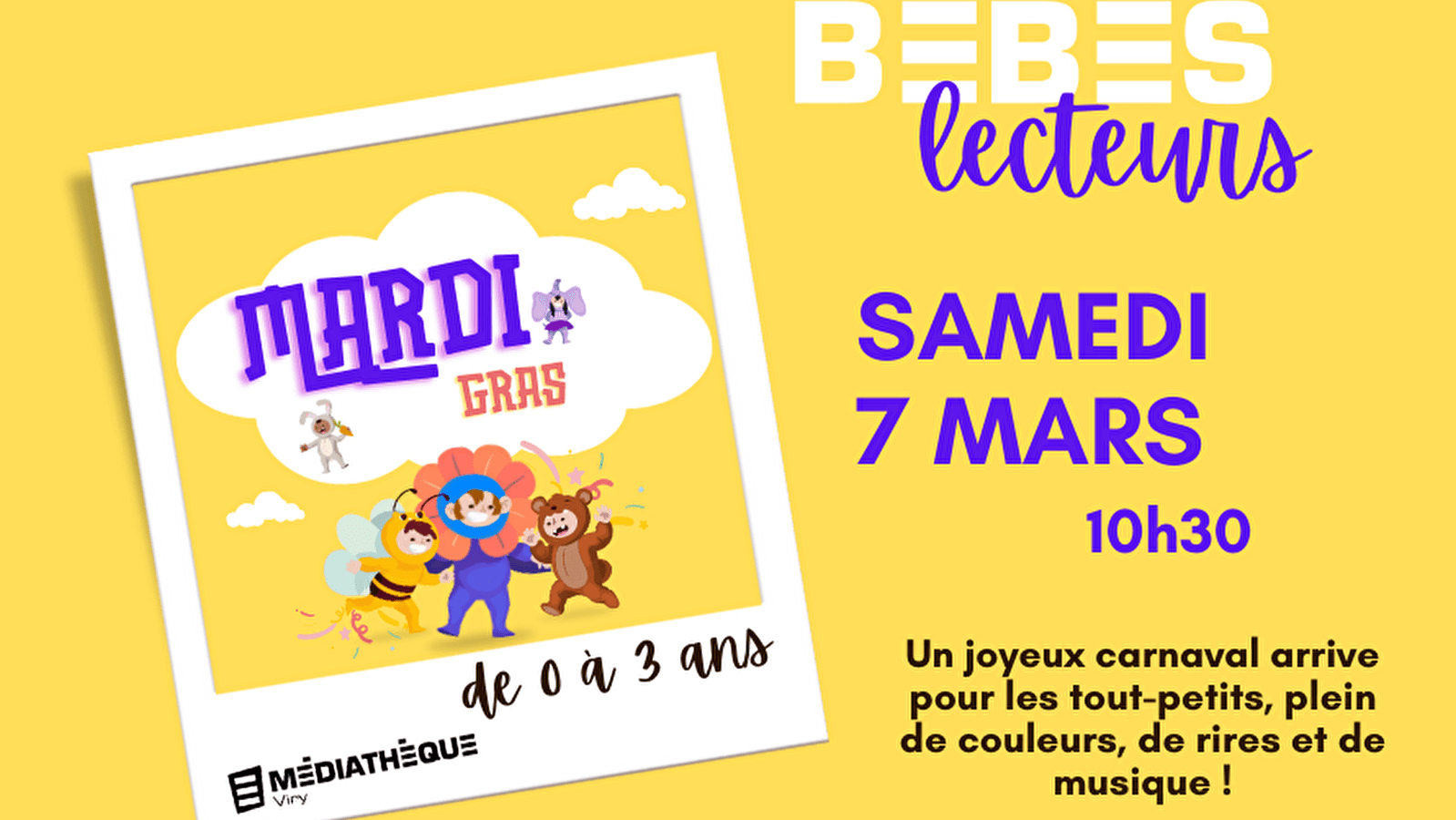 Médiathèque de Viry : Bébés lecteurs