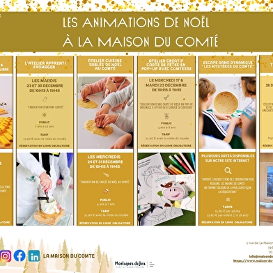 Carte de fêtes en pop-up avec Comtesse