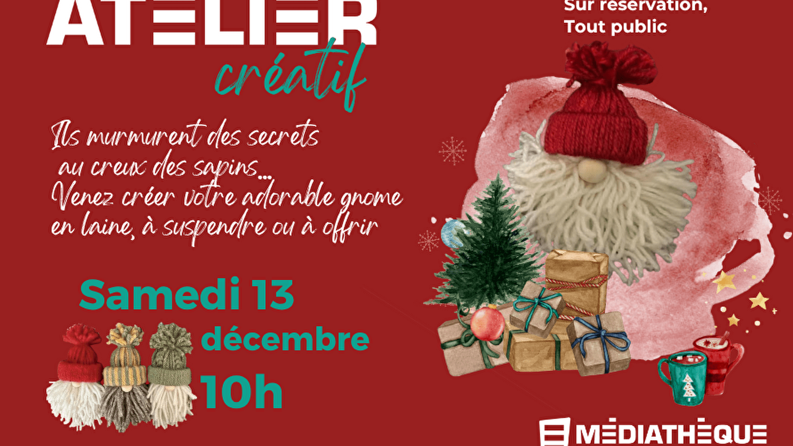 Médiathèque de Viry : Atelier créatif