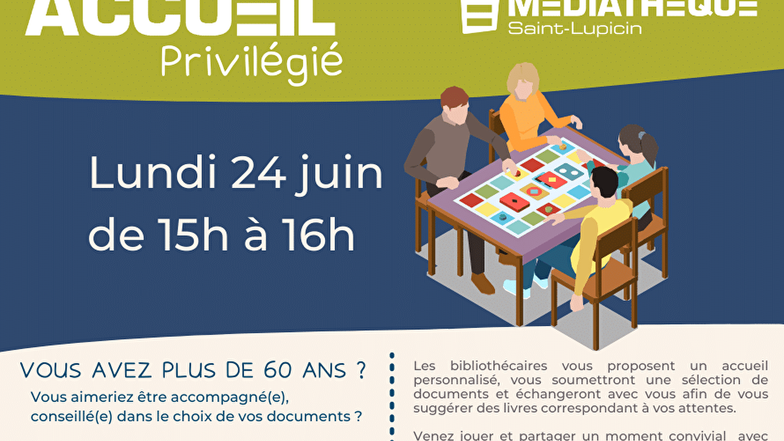Médiathèque de Saint-Lupicin : Accueil privilégié