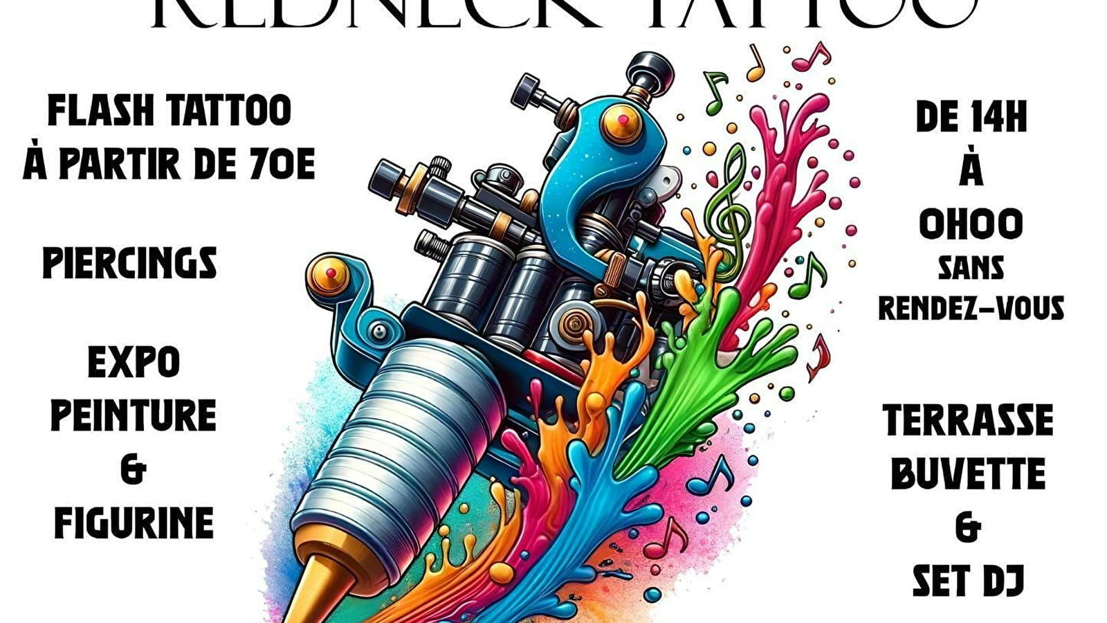 Redneck Tattoo - Flash Day