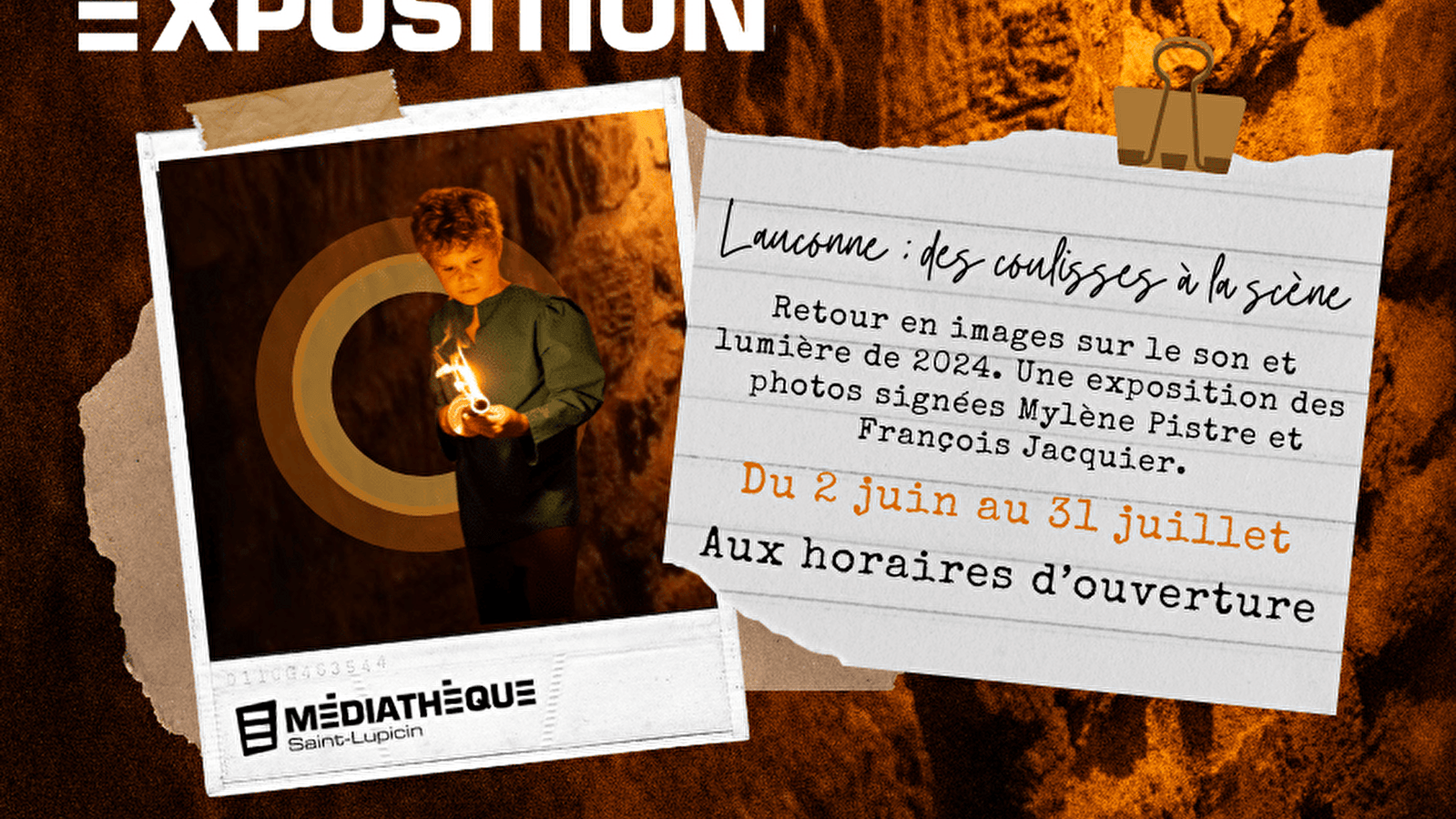 Médiathèque de Saint-Lupicin : Exposition