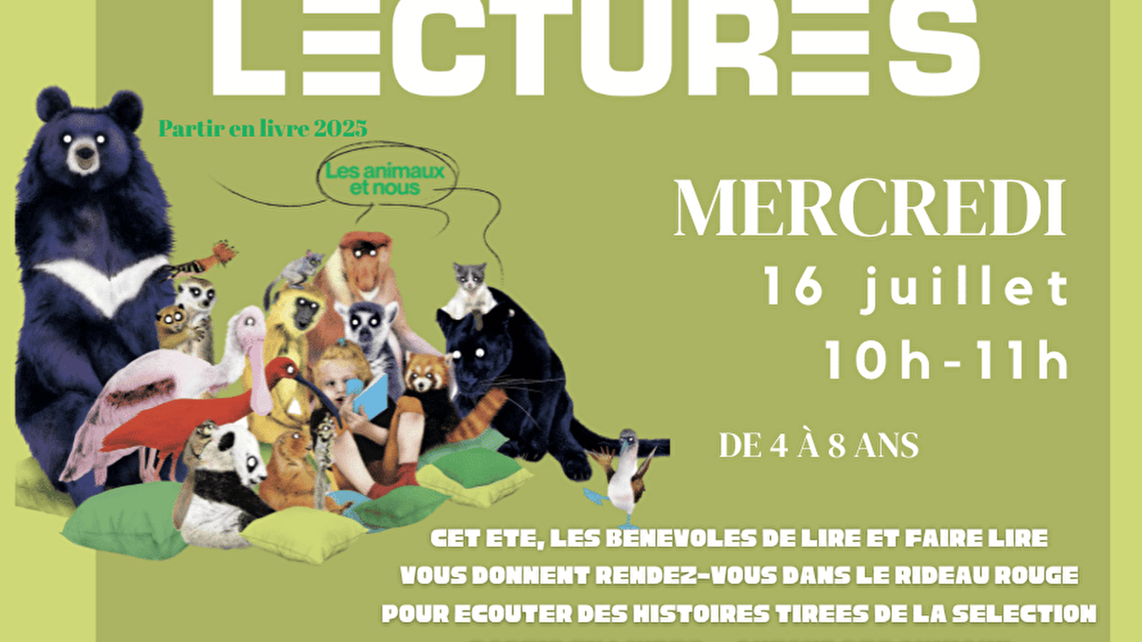 Médiathèque Le Dôme : Lire et faire lire