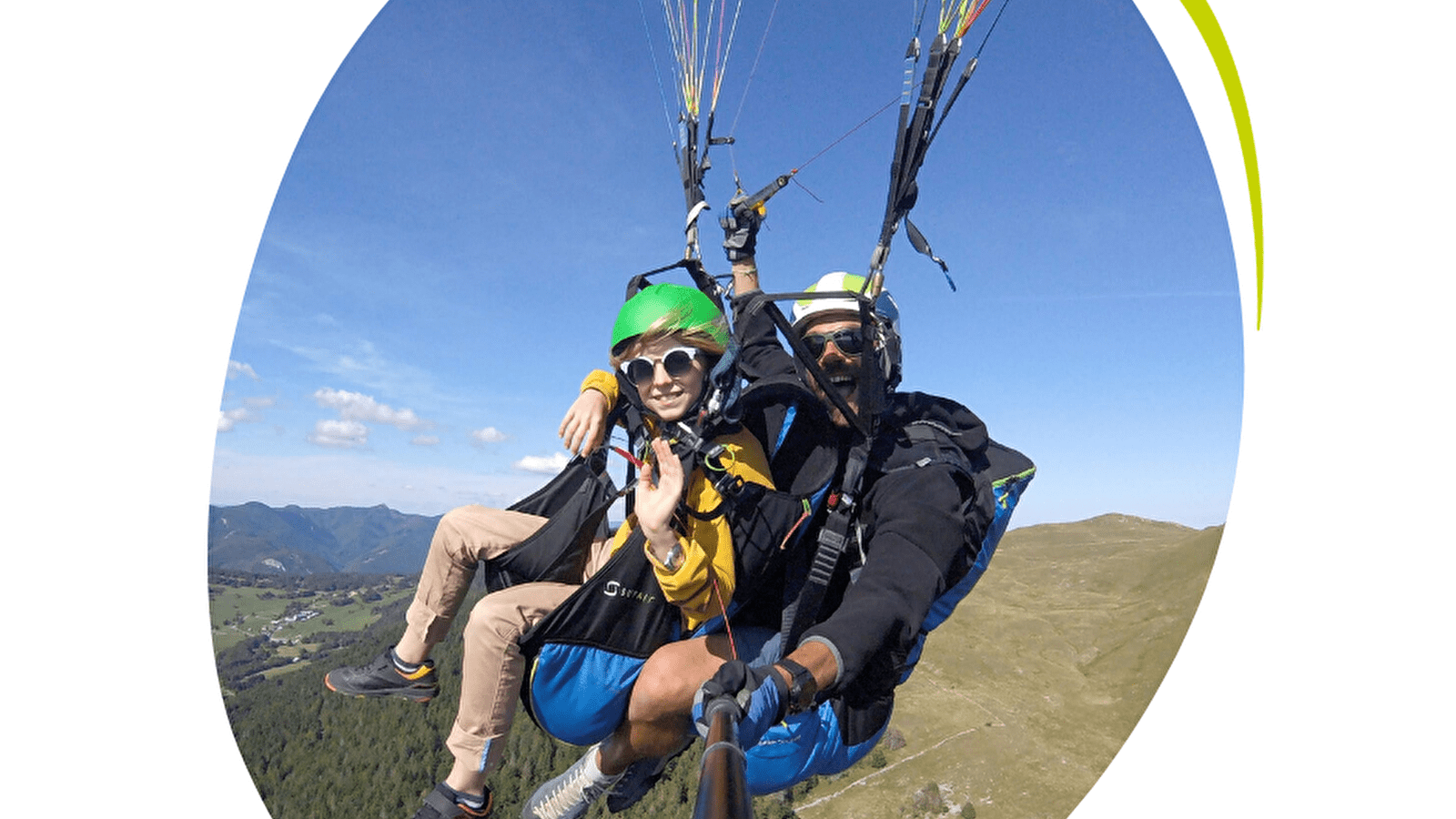 Baptême et école de parapente avec Val'senl'air
