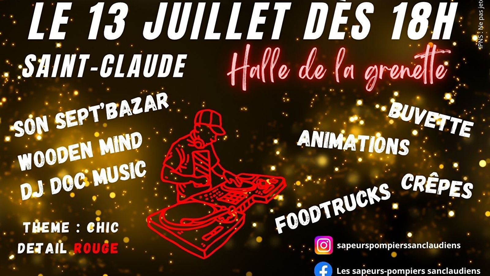 Bal des Pompiers de Saint-Claude