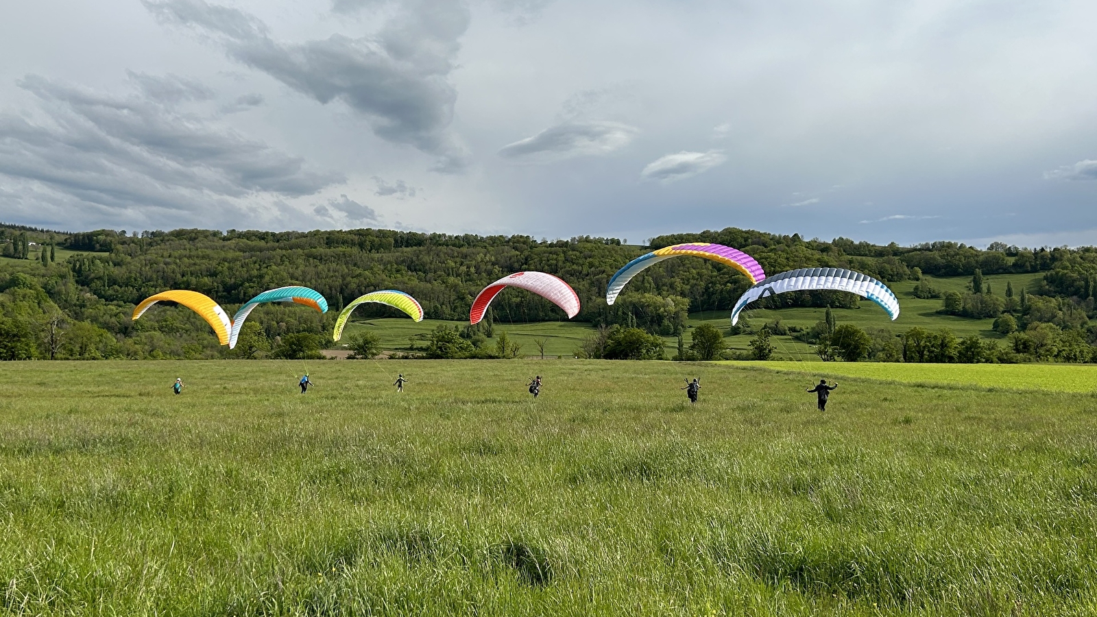 Baptême et école de parapente avec Val'senl'air