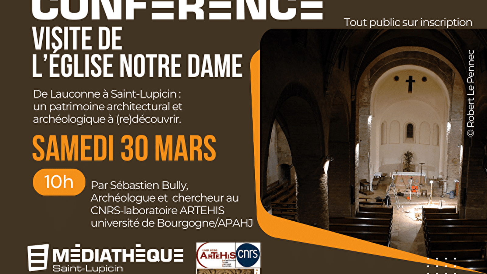Médiathèque de Saint-Lupicin : Visite-Conférence